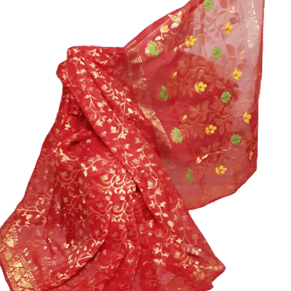 Women’s Mix Colored Handloom Handmade Benarasi Saree